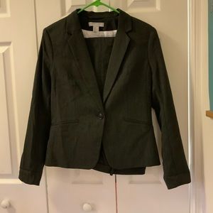 Dark Gray H&M Pant Suit, size 8 pants, size 10 jacket. Can be sold separately.